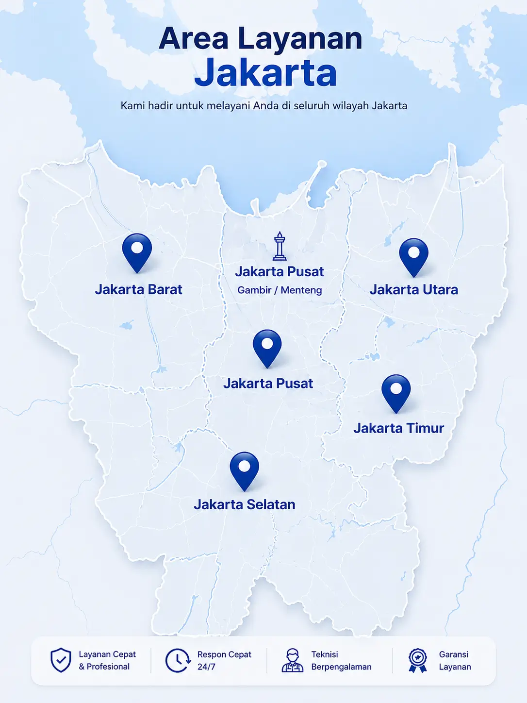 Area Layanan Service Chiller Jakarta