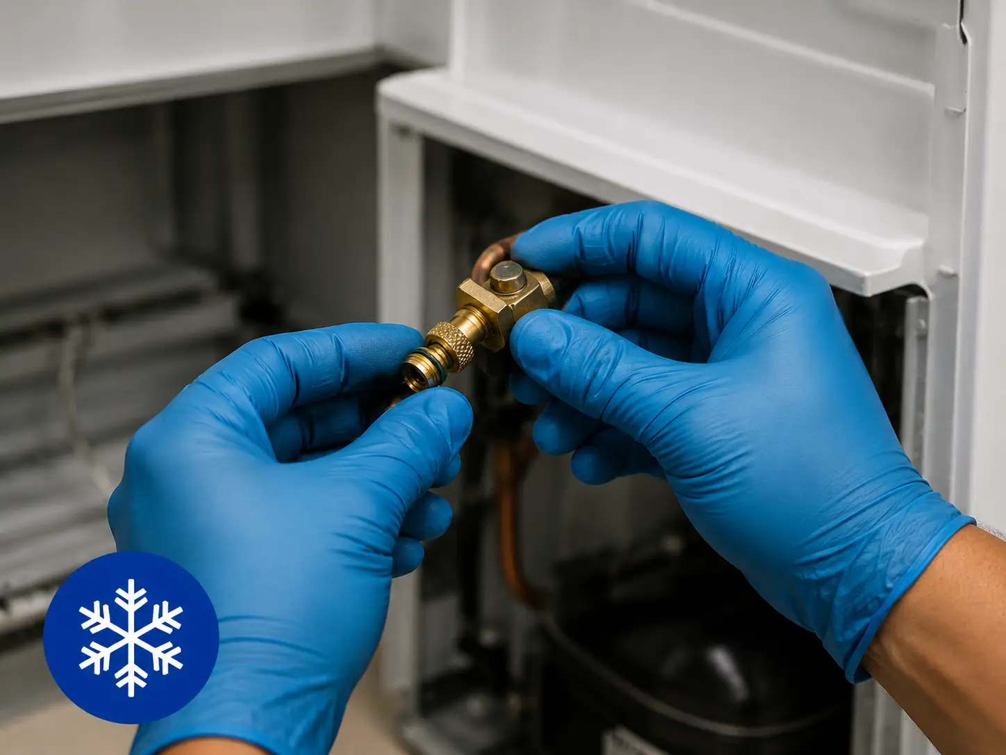 Ganti Sparepart Freezer